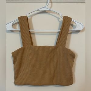 Caramel S crop top